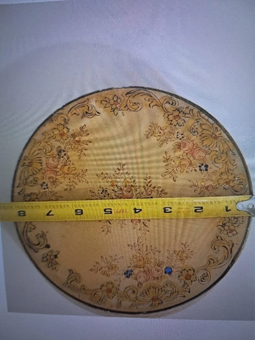 Antique Japanese Porcelain Serving Dish in Original Hand Painted Wooden Box